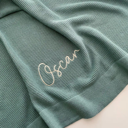 PRE ORDER//Personalised Blanket - Seamist