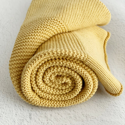 Personalised Blanket Mustard